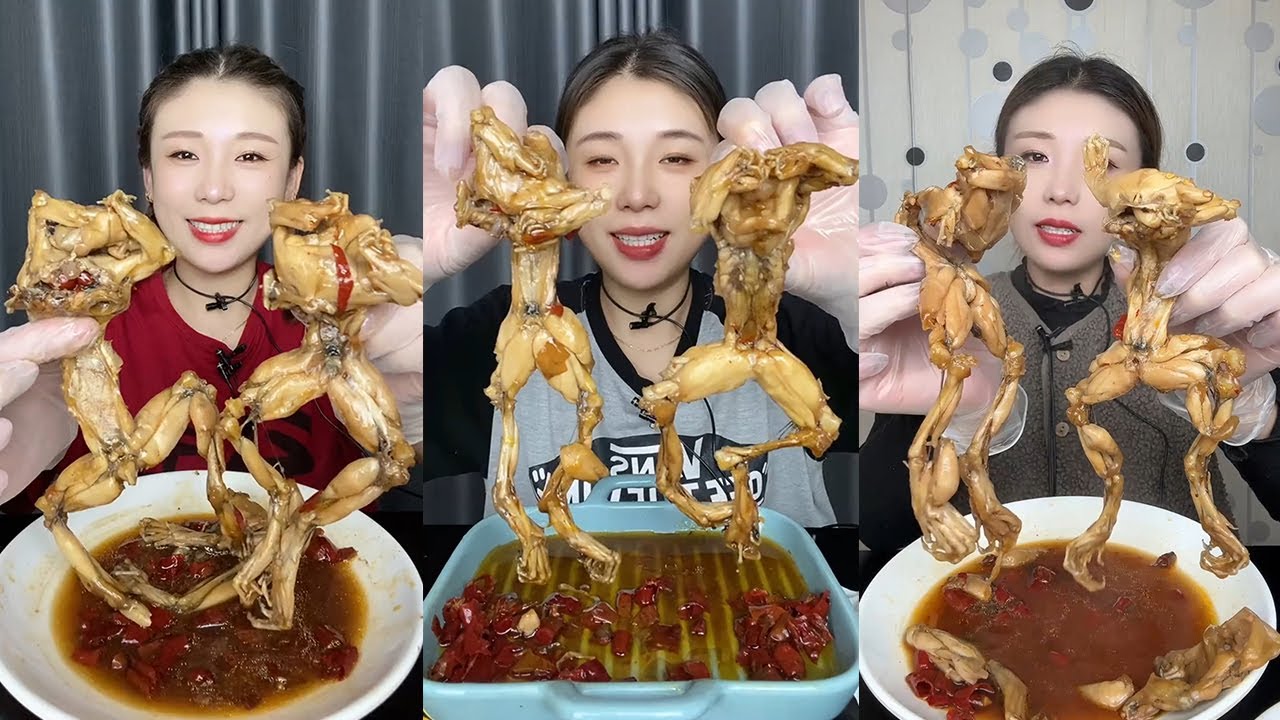 【Mukbang】Spicy Bullfrog🐸🌶