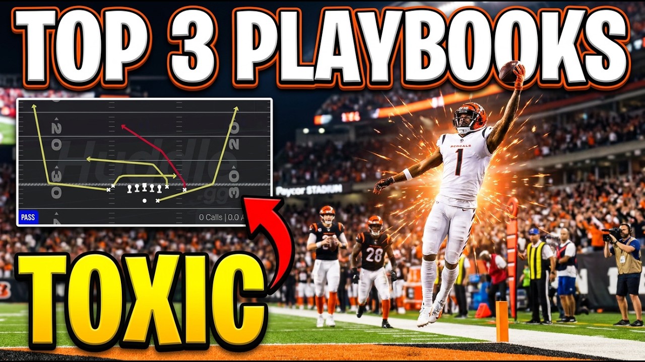 The 3 BEST Offensive Playbooks To DOMINATE Madden 27! 🔥  (USE THESE 3)