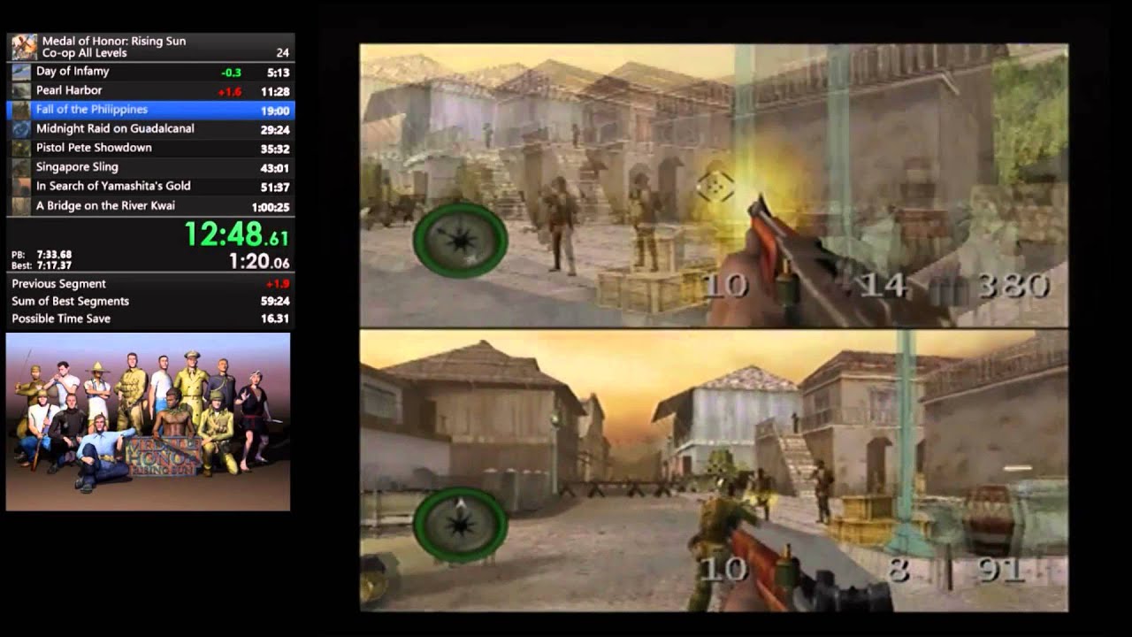 Medal of Honor: Rising Sun Speedrun Co-Op 59:45.57