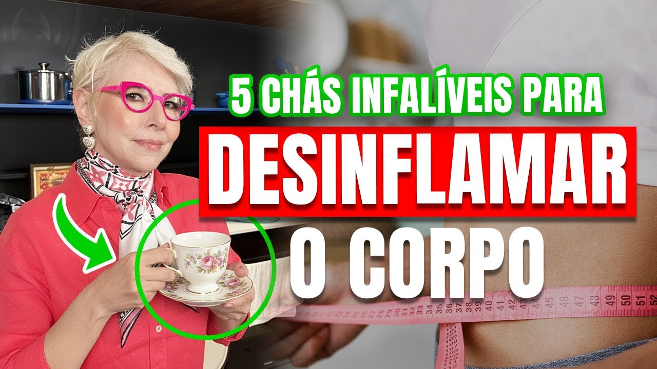 5 Chás para Desinflamar, Dormir Melhor, Melhorar a Digestão e o Foco!