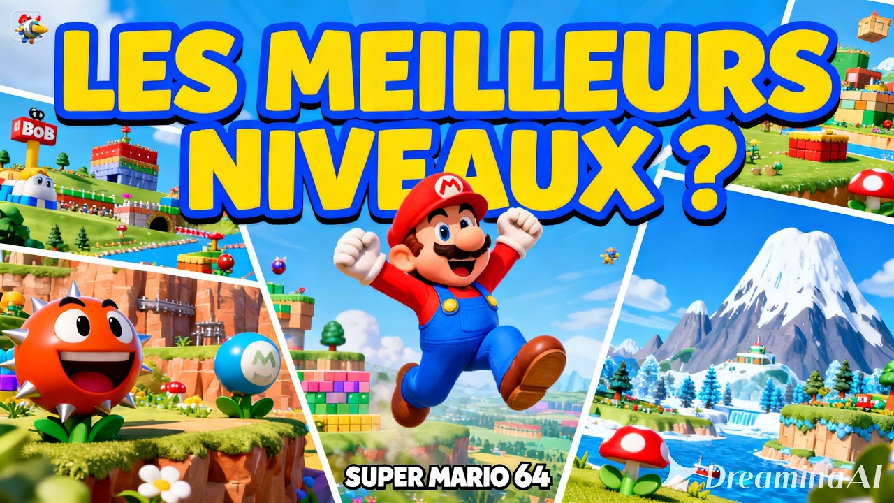 Les MEILLEURS niveaux de Super Mario 64