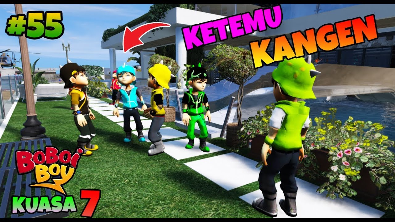GTA 5 MOD BOBOIBOY KUASA 3 MAMPIR KE RUMAH LAMA KETEMU KANGEN