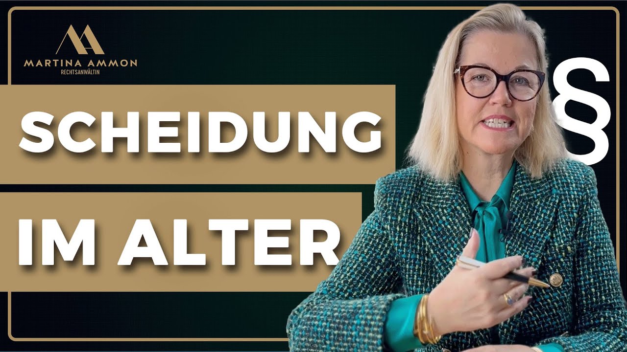 Scheidung mit Ü50+ | Mein Ratschlag an Sie!