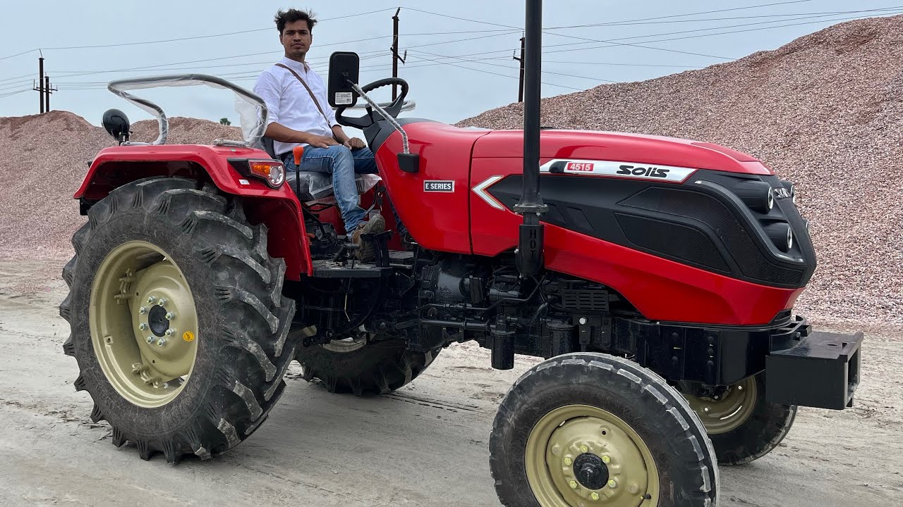 48 HP Tractor Solis 4515 E 10+5 Gear Detailed Review | 2 Point Linkage ADDC