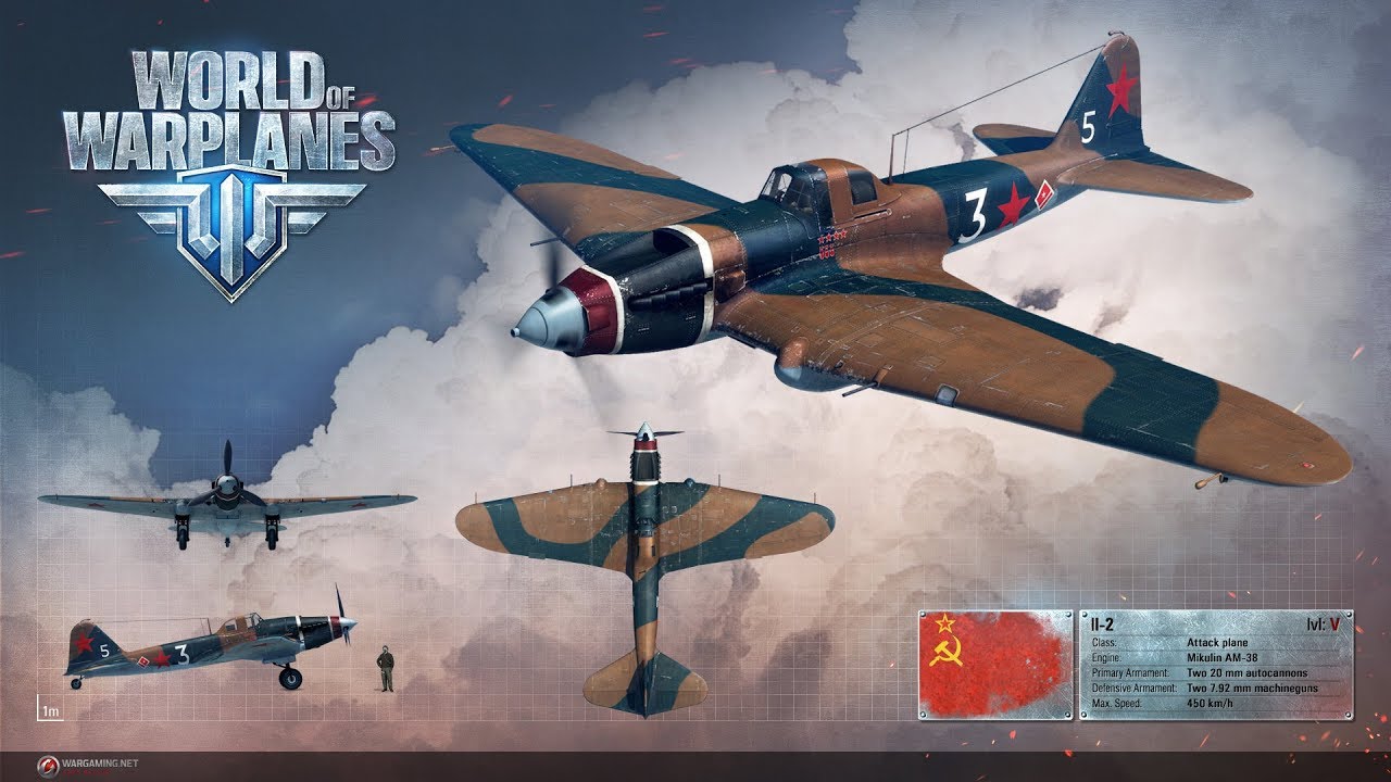 Iljuszyn IŁ-2 K0A0 CN6A1 World of Warplanes