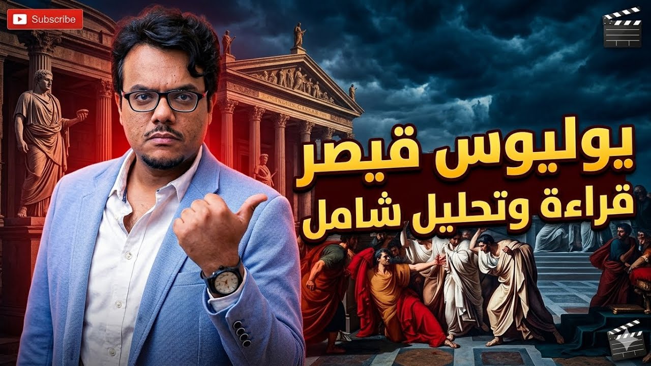 الممثل و المخرج احمد الحسن - ملخص و تحليل مسرحية يوليوس قيصر لشكسبير