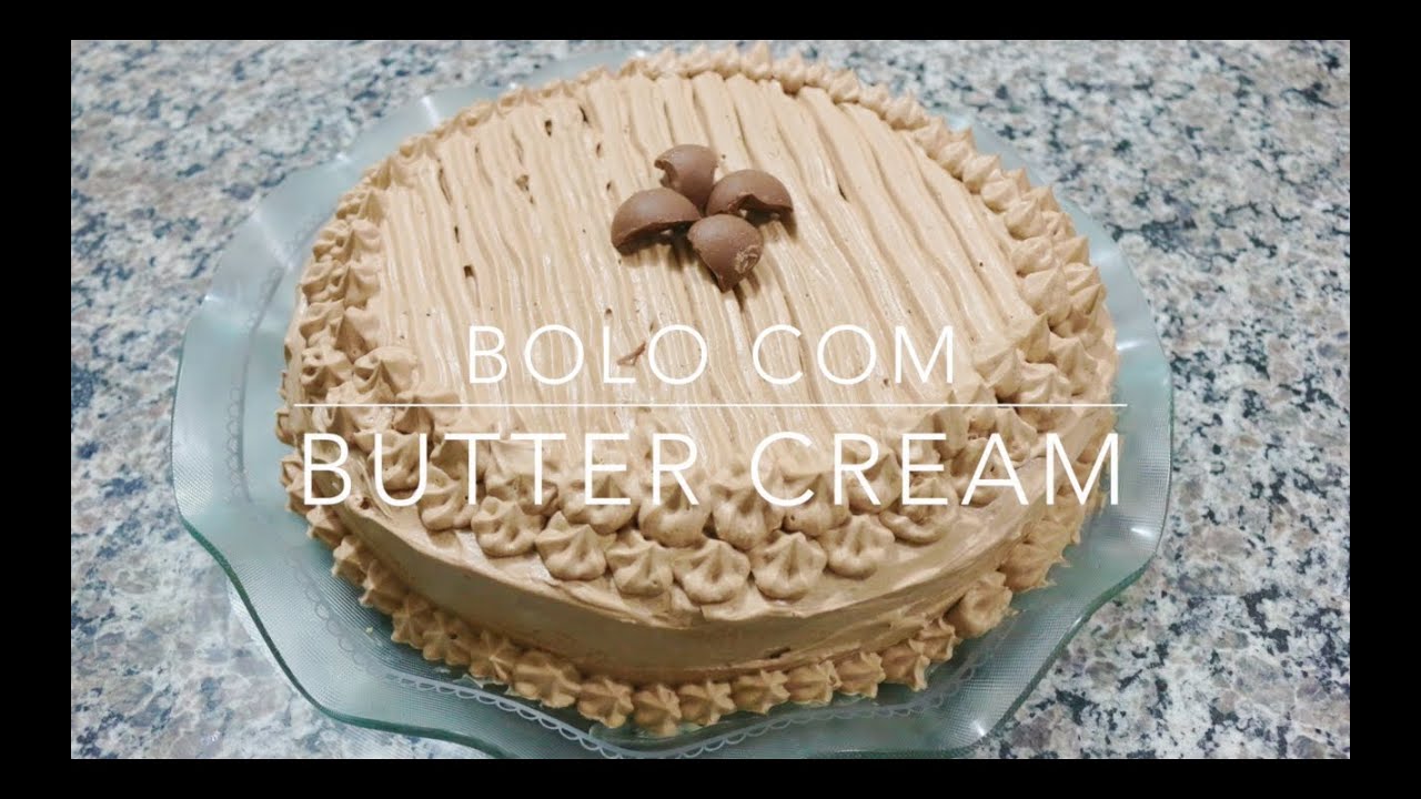 Bolo com Buttercream