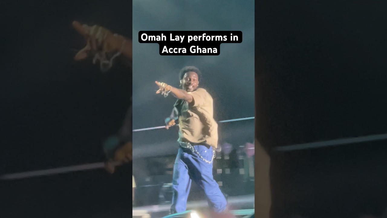 Omah Lay’s performance at Accra Independence Square was fire 
