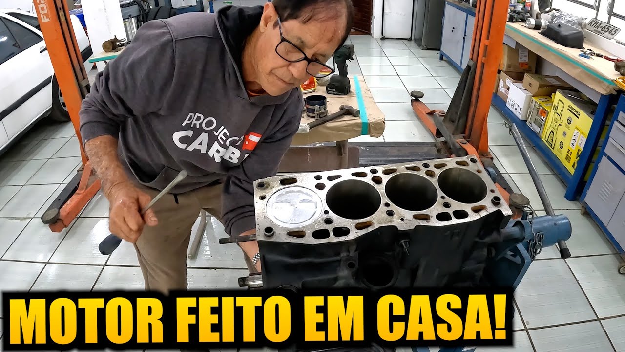 MONTAMOS O MOTOR DO UNO 1.5R EM CASA! - REFORMA DO UNO 1.5 R EPIS&Oacute;DIO 5