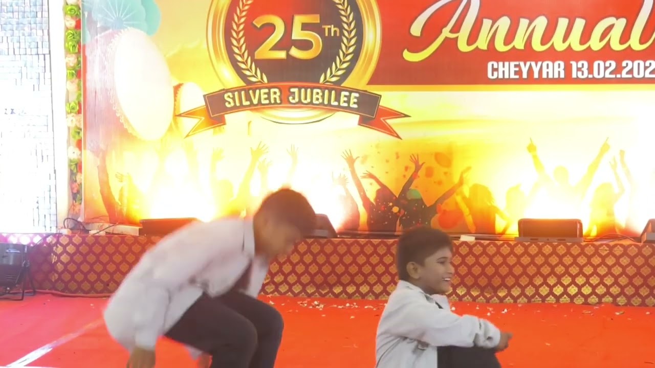 Mass comedy by rock boys from 4th std  Bharathi school students. 😎