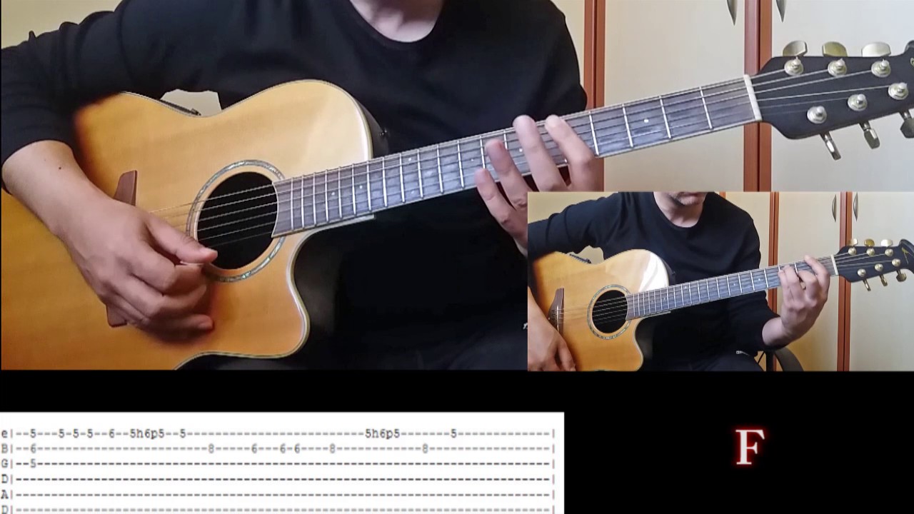 Θ. Παπακωνσταντίνου - Πεχλιβάνης (guitar cover with tabs + chords)