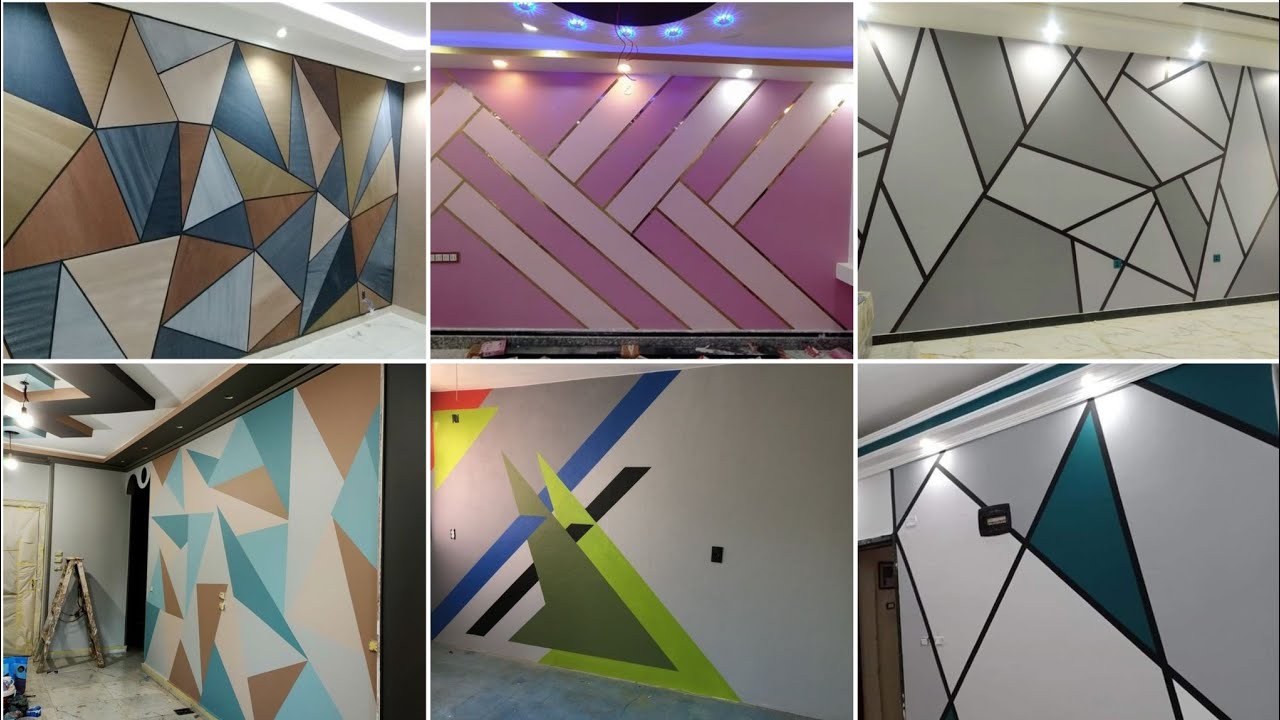 100 Geometric Wall Painting Design Ideas 2026 | Geometric Wall Art | Wall Painting Design | Wall Art