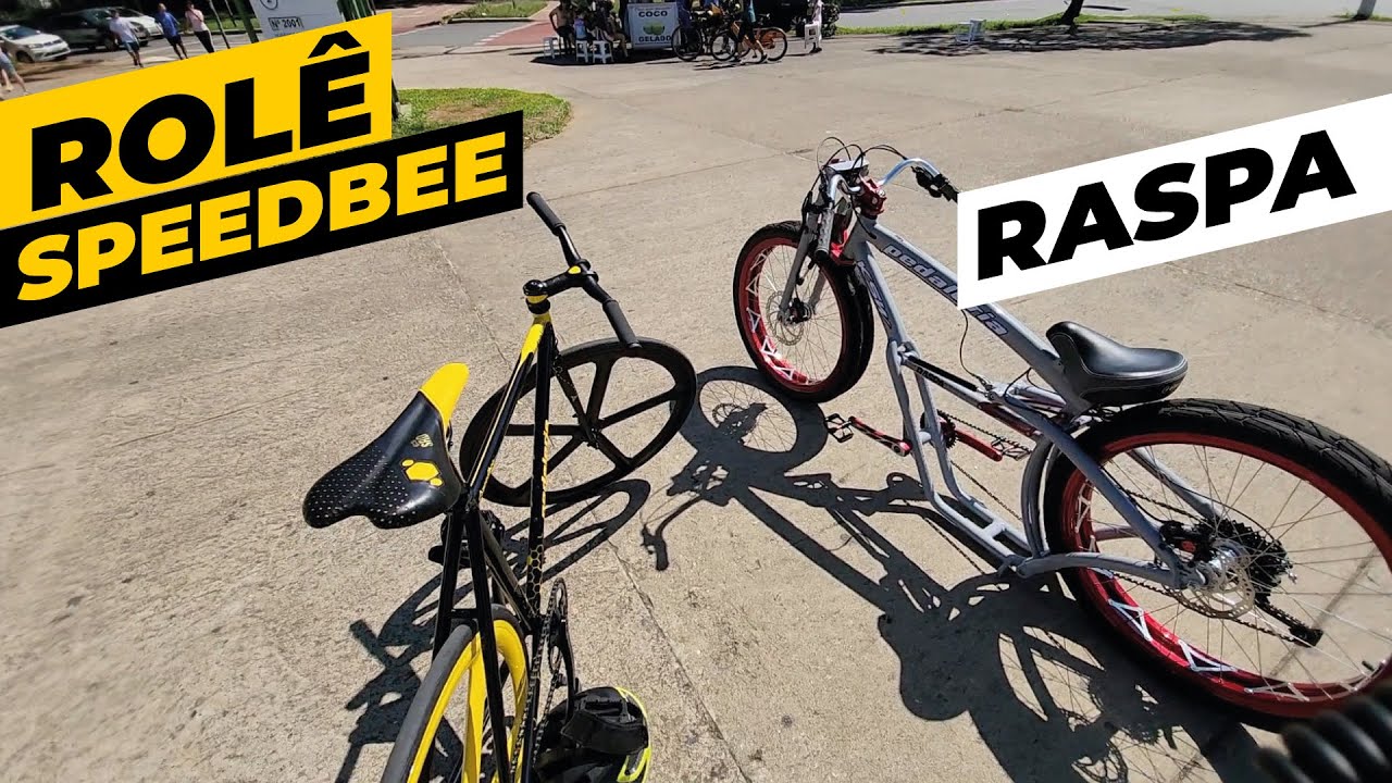 Rolê com a Raspa e Speedbee, o mais recente e o mais antigo projeto de bike customizada Pedaleria