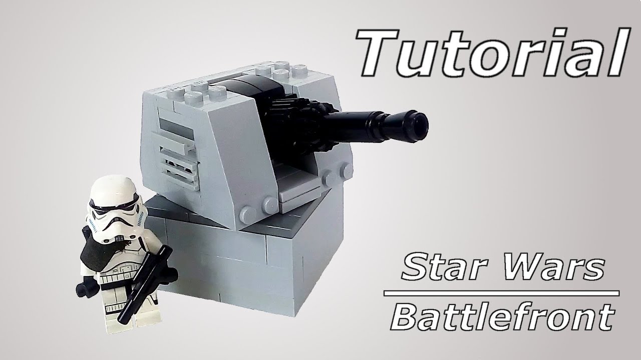 How to build Lego Star Wars Imperial Turbolaser | MOC Tutorial