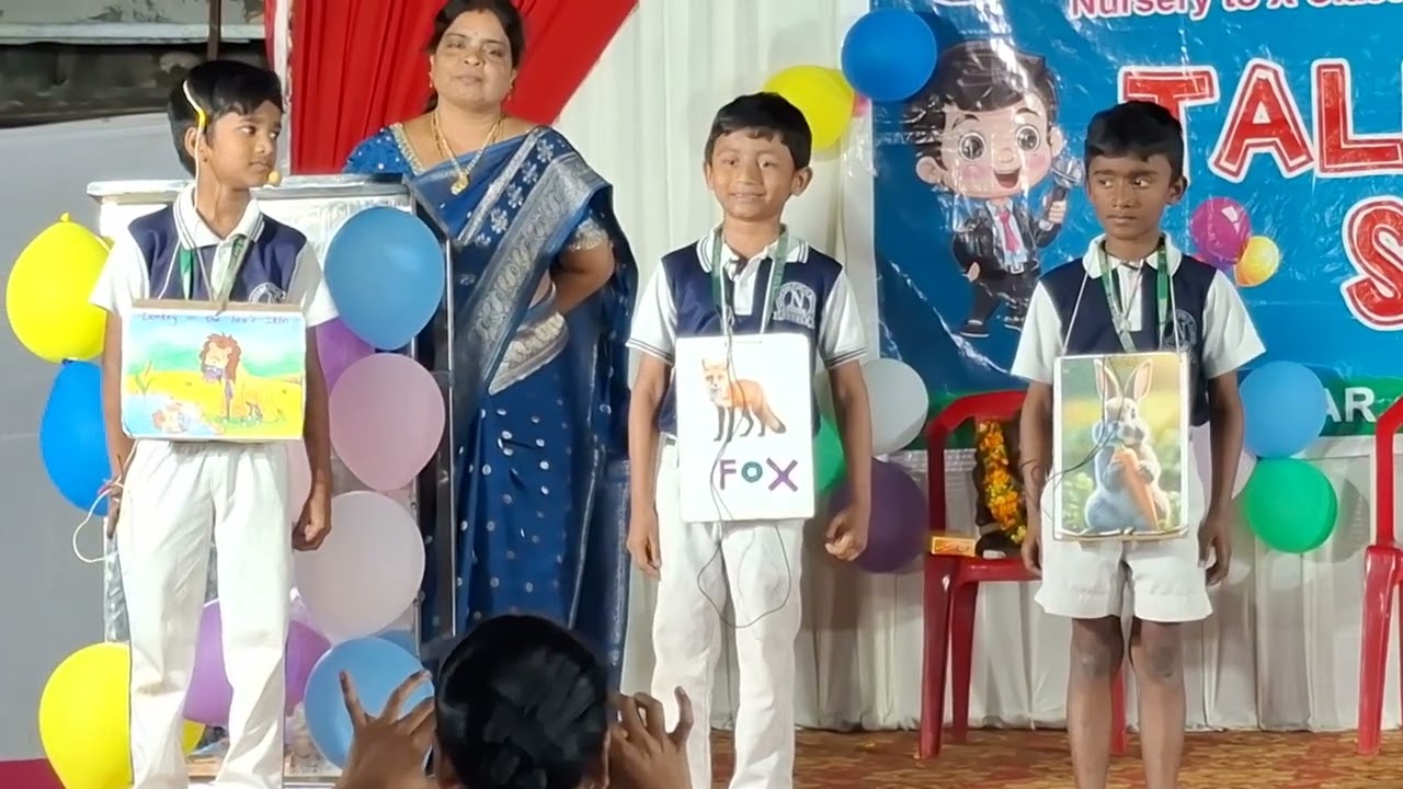 నవనీత్ talkative show@ narayaana public school 