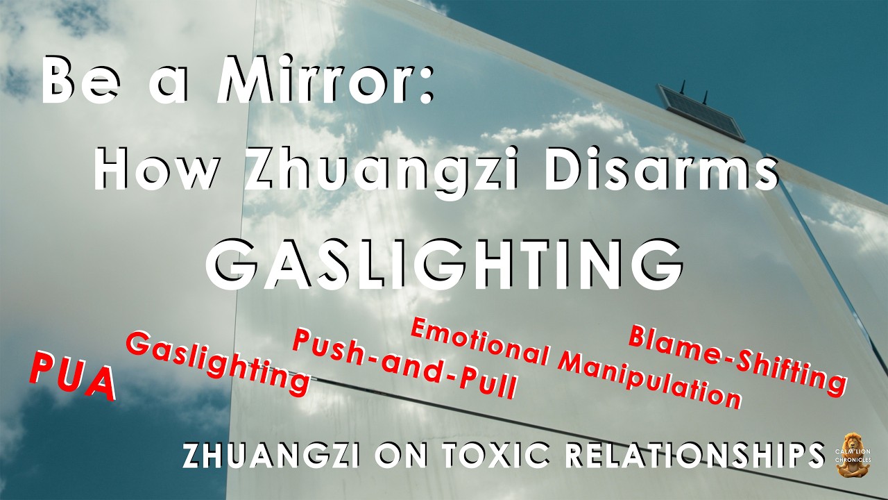 Be a Mirror: How Zhuangzi Disarms Gaslighting| A Daoist Way Out of Toxic Relationships by Zhuangzi
