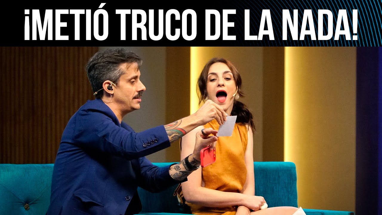 NOTABLE TRUCO DE MAGIA BASADO EN LA RARA COSTUMBRE QUE COMPARTEN JULIETA ZYLBERBERG Y RADA
