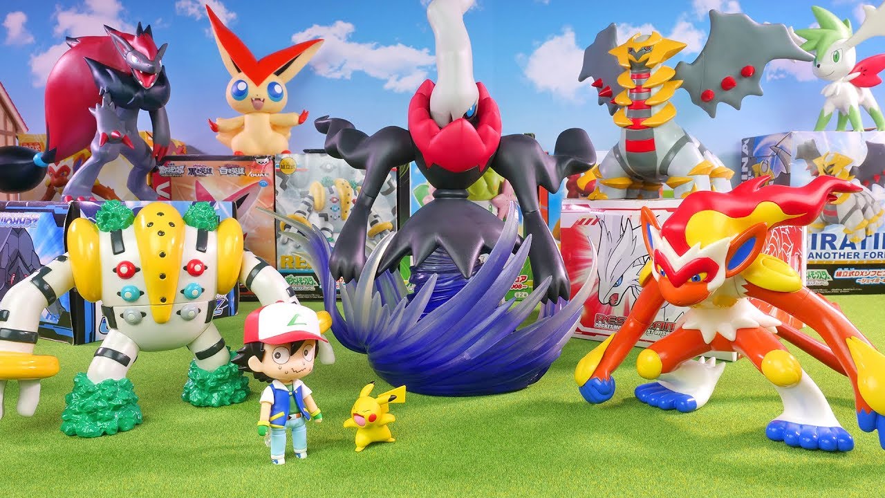 Pokemon Toys - Big Figure Collection Unboxing - Darkrai , Regigigas , Giratina , Zoroark