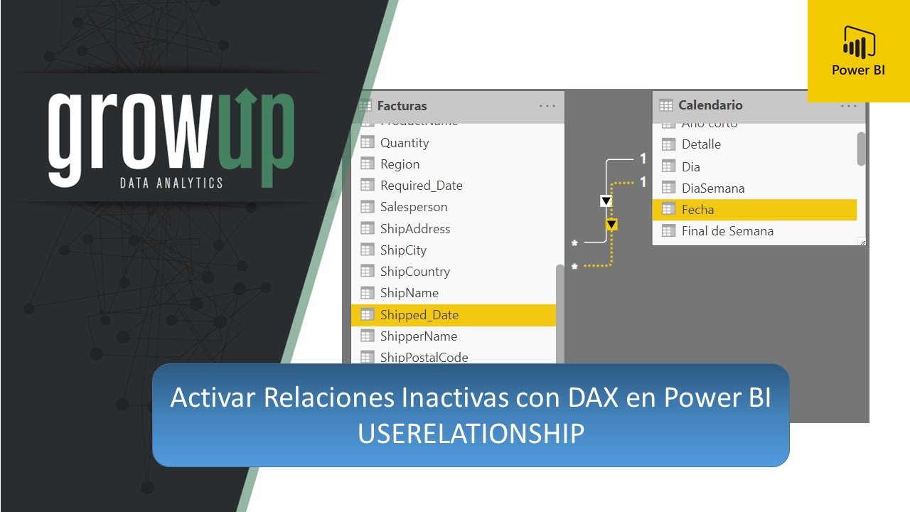 Activar Relaciones Inactivas con DAX - USERELATIONSHIP