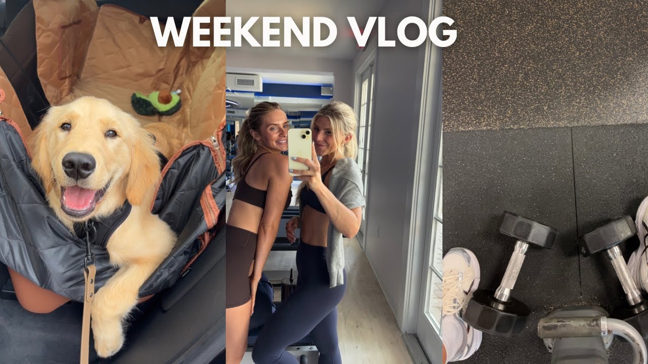 WEEKEND VLOG: pool day, workout classes + lots of chit chatting