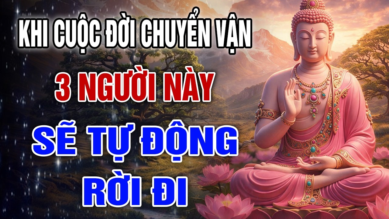 LỜI PHẬT DẠY: KHI CUỘC ĐỜI BẠN BẮT ĐẦU CHUYỂN VẬN, 3 NGƯỜI NÀY SẼ TỰ ĐỘNG RỜI ĐI