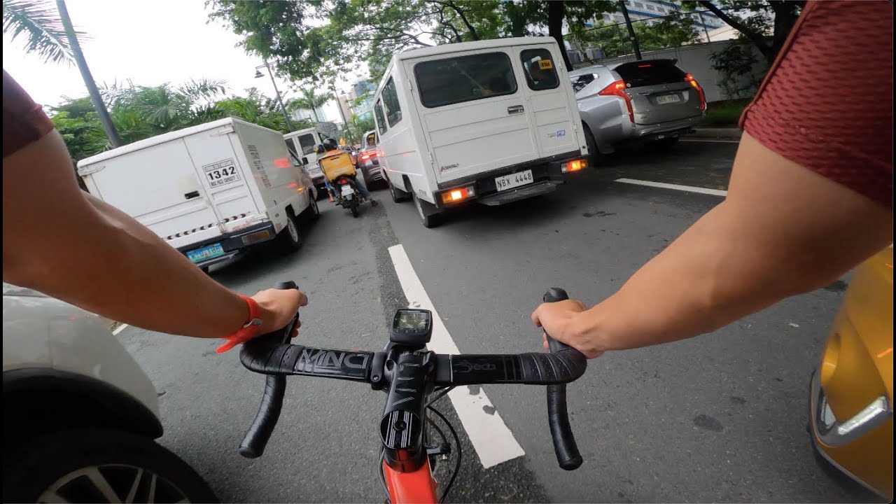 BIKES AND COFFEE MANILA | BGC TRAFFIC | BIKE COMMUTE | POV | 4k | ASMR