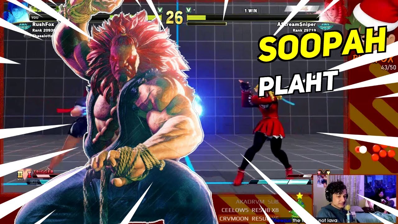 [Street Fighter V] SOOPAH PLAHT | Daily Highlights