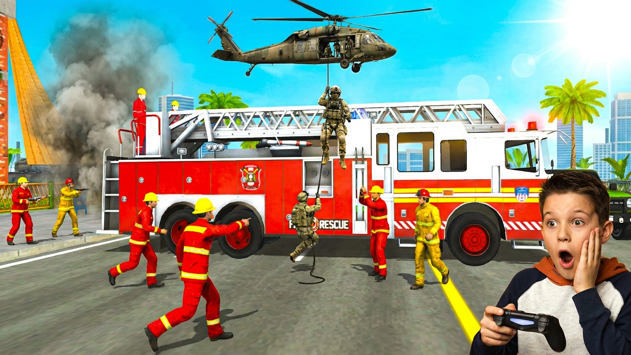 THE WHOLE CITY IS BURNING! 🔥 Can I Save It? - Fire Fighting Simulation 🔥 Xtreme Hyper