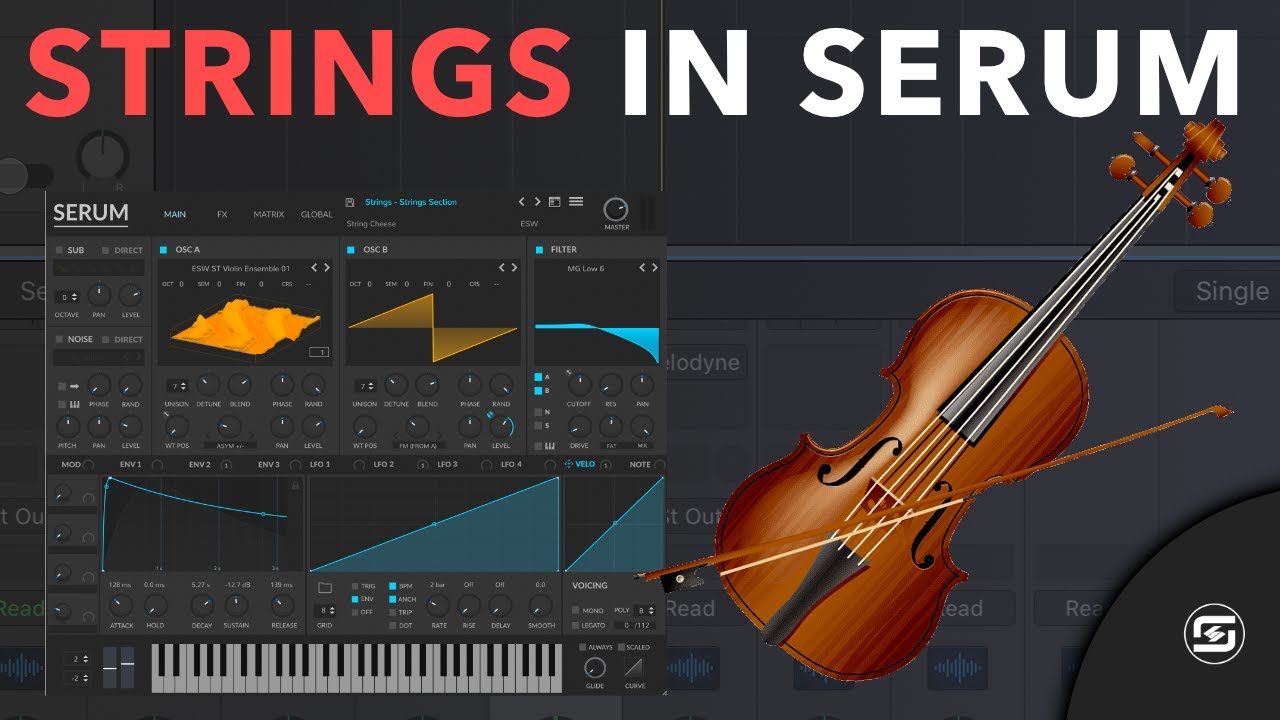 Beautiful String Patch in Serum + Free Download