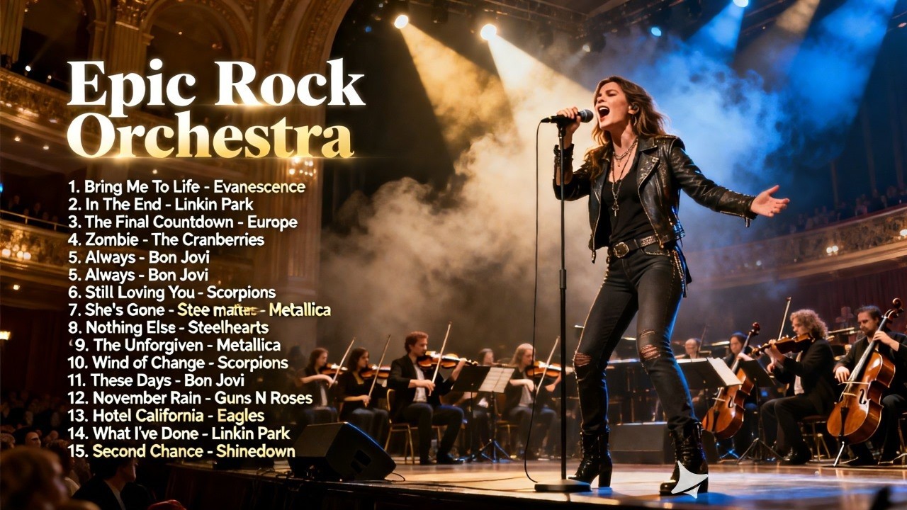 🔥 1 Hour Epic Rock Orchestra – Legendary Songs That Give You Goosebumps