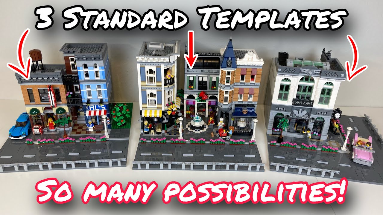 Integrate LEGO Modulars without MILS Plates & Modifications