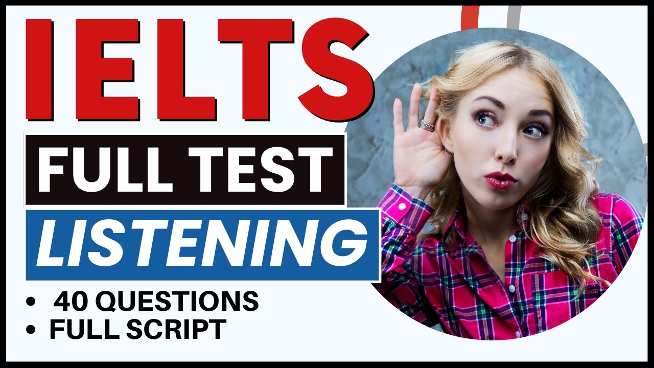 Практический тест IELTS Listening Test 40 ВОПРОСОВ с ОТВЕТАМИ