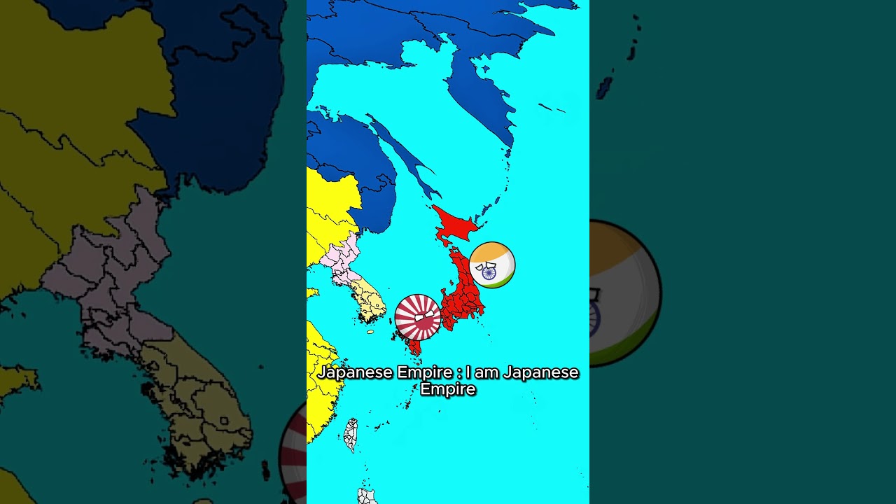 WW3 in a nutshell [Part 8] || Japan revived Japanese Empire and gained power 😯😱 || #shorts