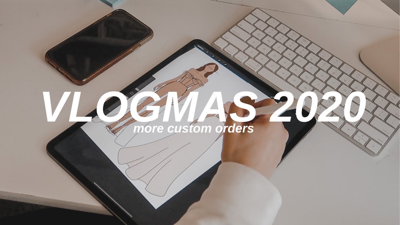 VLOGMAS 2020 | more custom orders!