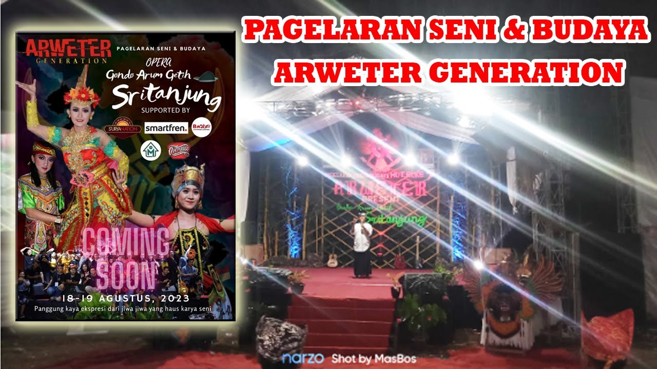 Live🔴📡 PAGELARAN SENI & BUDAYA ARWETER GENERATION  ~GONDO ARUME GETIH SRITANJUNG~ 19 Agustus 2023