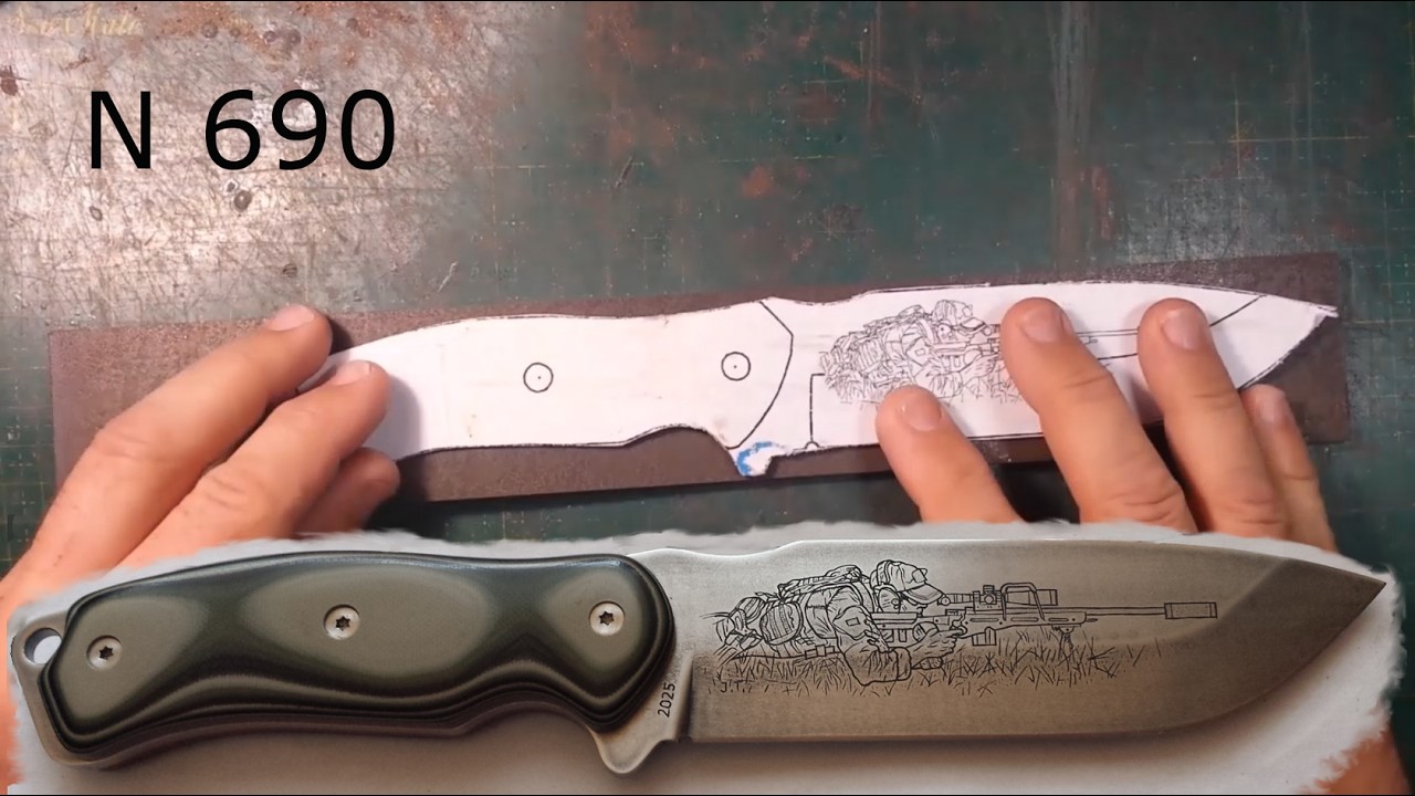 Making a Knife: Handcrafted Blade with Hand Engraving