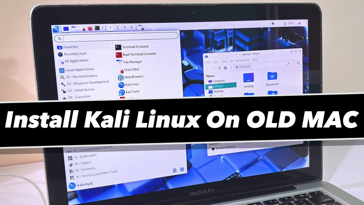 Как установить Kali Linux на старый MacBook