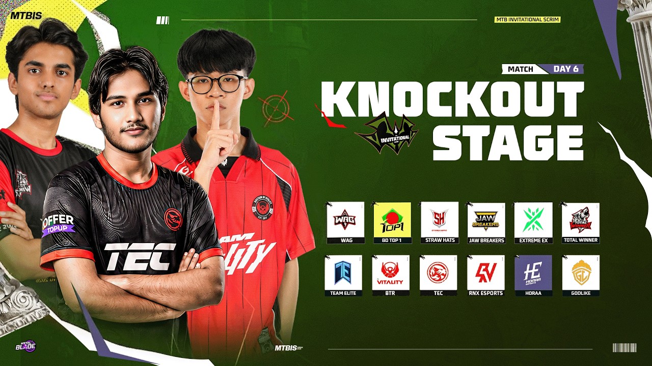 [🔴LIVE] MTB INVITATIONAL SCRIM K.O. D-6 G- B VS D || Metal Blade Int.