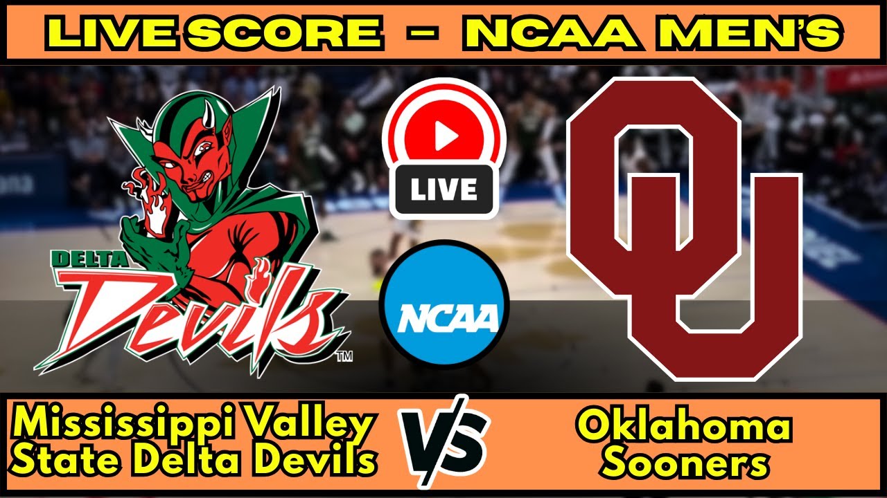 🔴 Mississippi Valley State Delta Devils vs Oklahoma Sooners | NCAA Men&rsquo;s Basketbal Live Score Dec 29