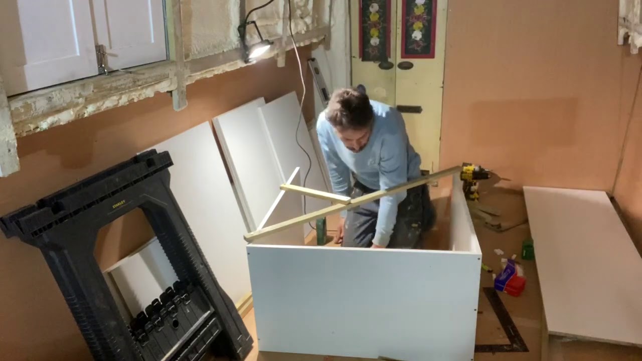 62. Galley kitchen installation Pt1
