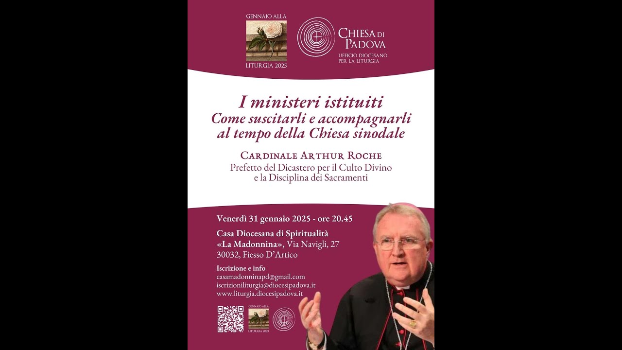 Cardinale Arthur Roche - Gennaio alla Liturgia 2025