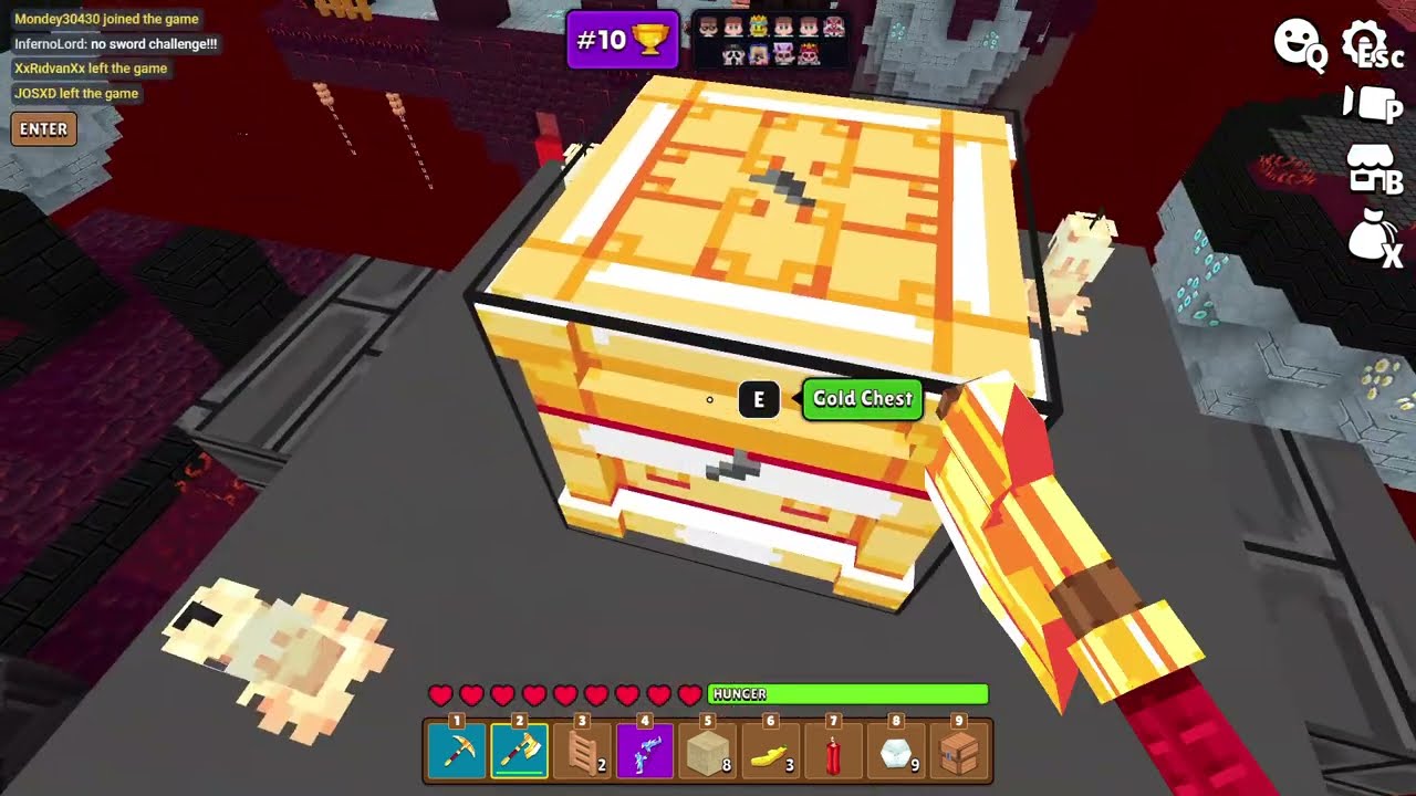 Skywars but no sword challenge!!! #minefun #viral #gaming #skywars