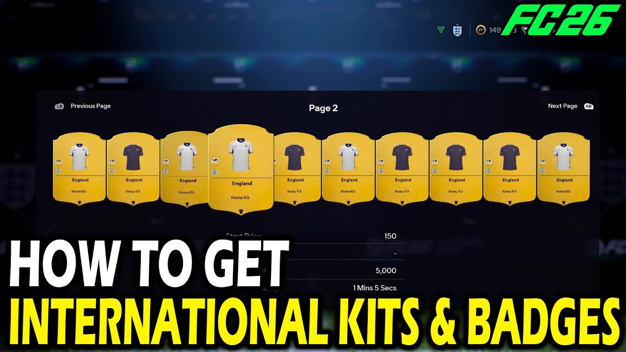 Как получить международную форму и значки в FC 26 Ultimate Team