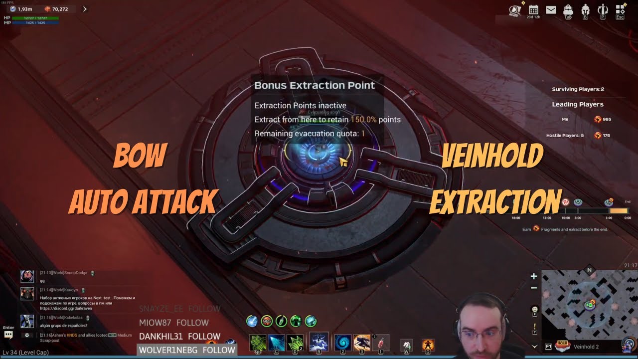 Veinhold Extraction #2 - Elektrix Bow Auto Attack - Warborne Above Ashes Playtest