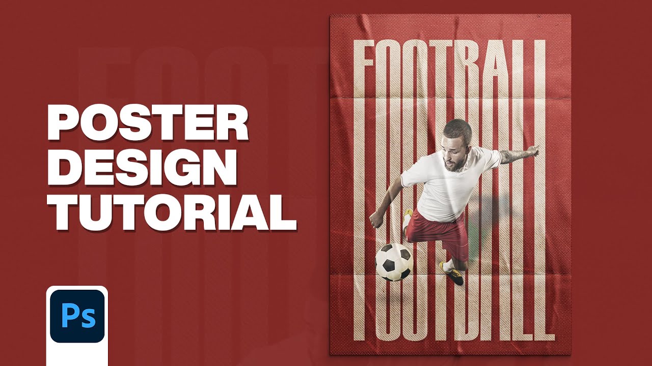 Football Retro Poster | Sports Poster Design