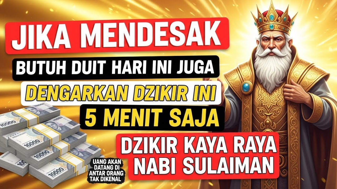 JANGAN LEWATKAN‼️ Ayat Penarik Rezeki & Uang — Putar Sekarang, Rasakan Perubahannya