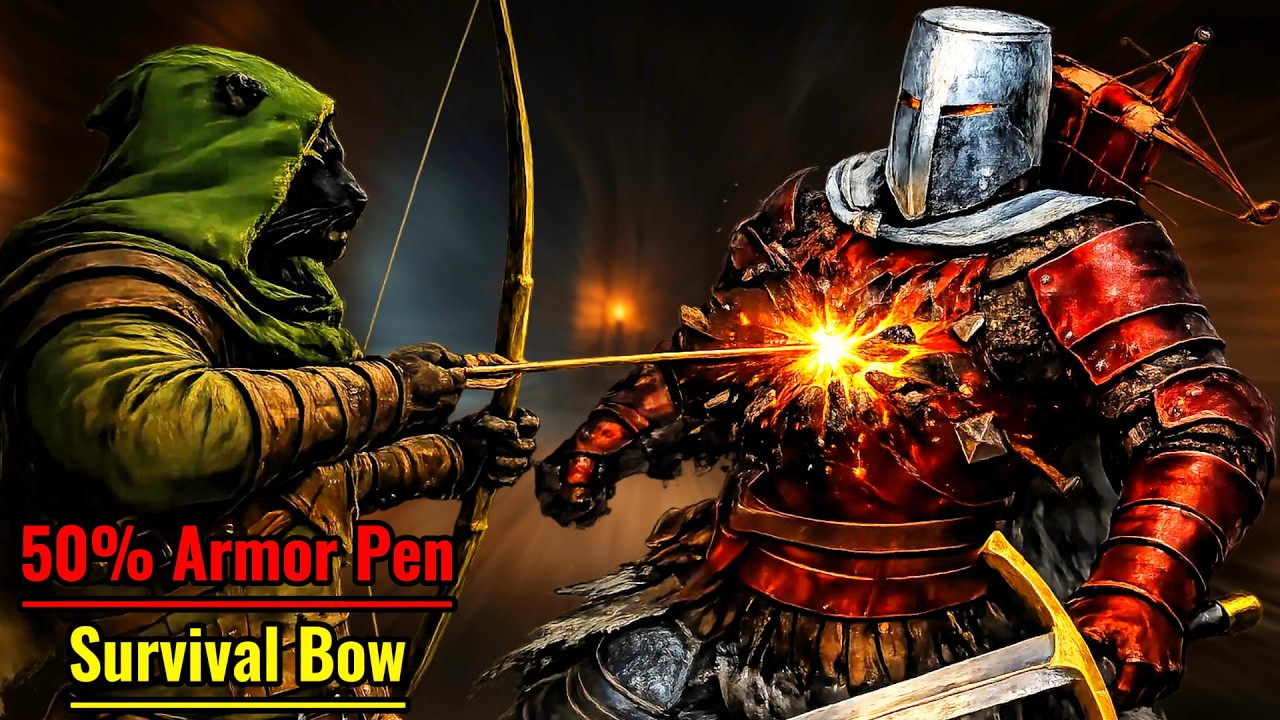50% Armor Pen Survival Bow MELTS Players | Dark and Darker