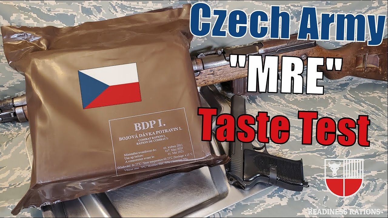 Обзор MRE в Чехии (BDP 1) Армейский боевой рацион 24 часа. Дегустация | Готовое к употреблению ар...