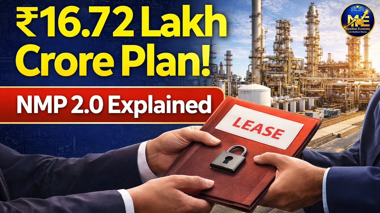 NMP 2.0 Explained | ₹16.72 Lakh Crore Monetisation for Viksit Bharat | By Shubham Sir