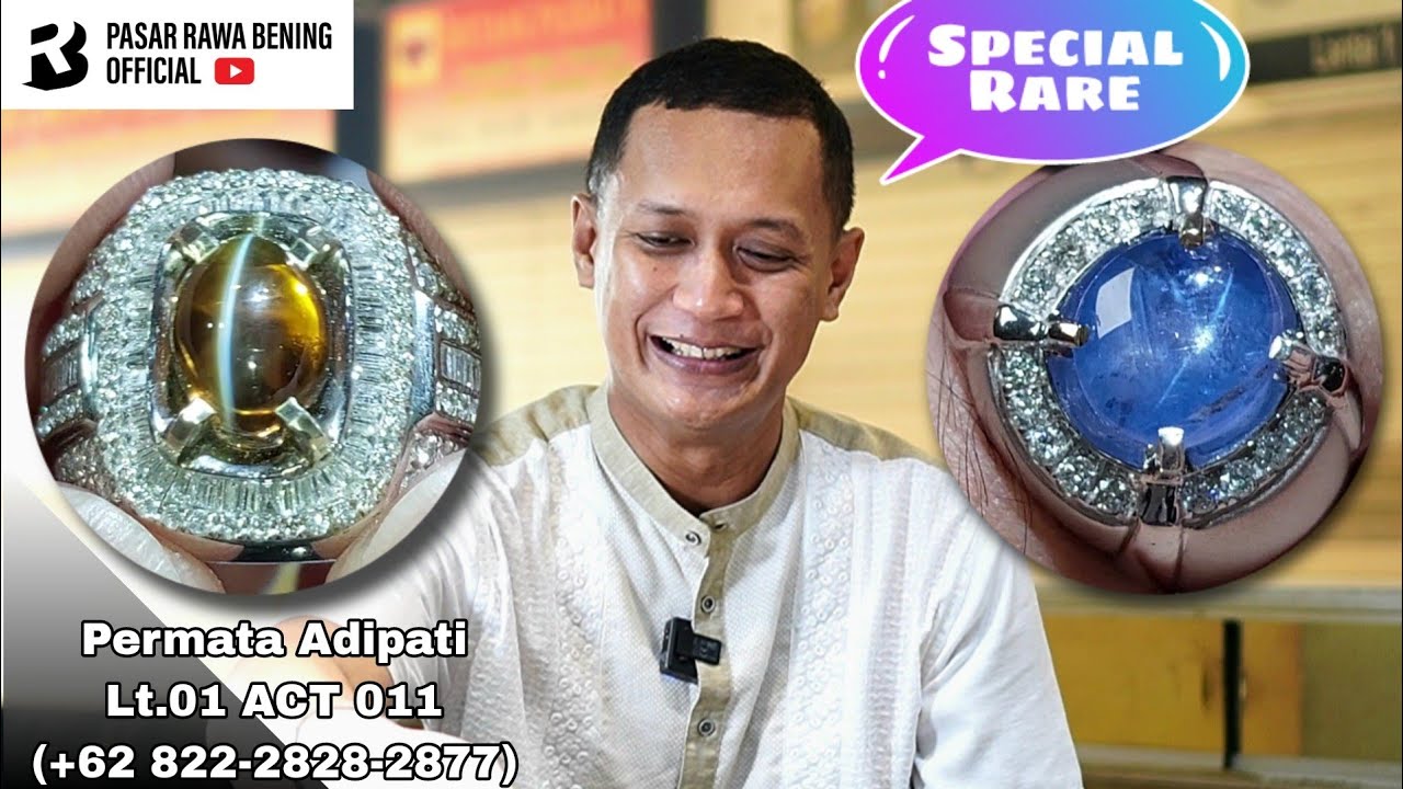 Special Item Cat Eye Crysoberyl, Jade Type A, Padparadcha Sapphire (Angga - Permata  Adipati )